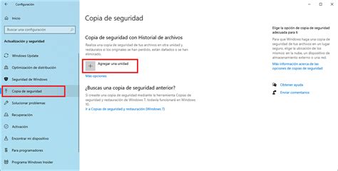 crear copias de seguridad en una red con windows 10